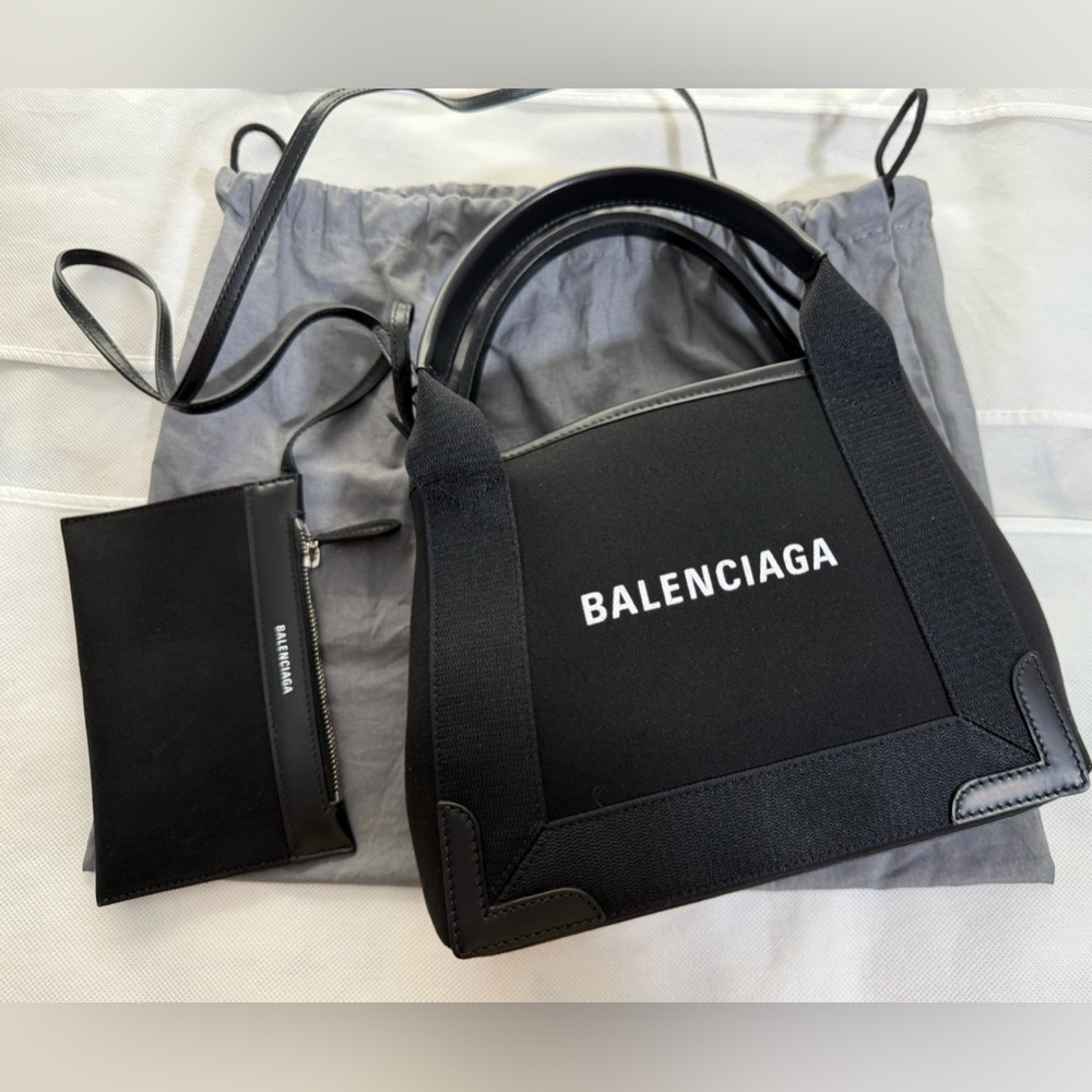 NWT Balenciaga Bag | Balenciaga XS CABAS Black Crossbody Bag - Picture 9 of 16